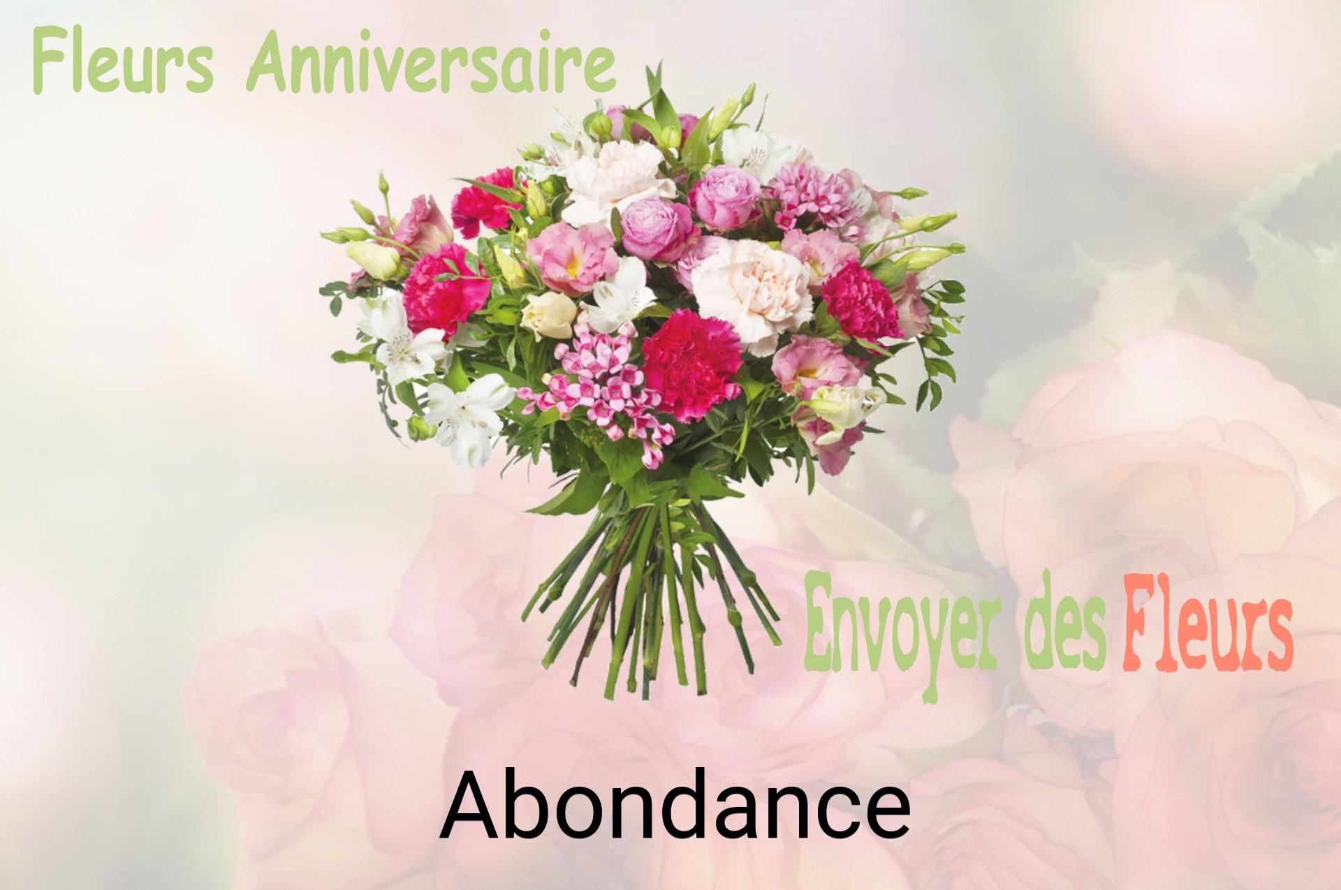 Bouquet de fleurs d’anniversaire livré à Abondance